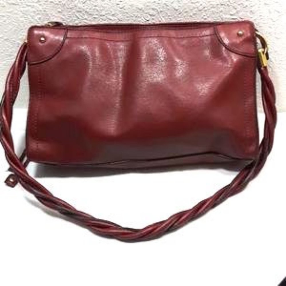 Relic Satchel Handbag Deep Red